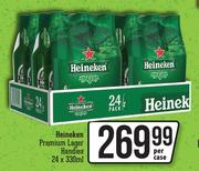 Heineken Premium Lager Handies-24x330ml Per Case