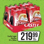 Castle Lager Handies-24x340ml Per Case