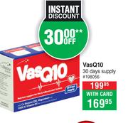 VasQ10 30 Days Supply
