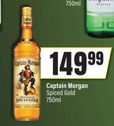 Captain Morgan Spiced Gold-750ml