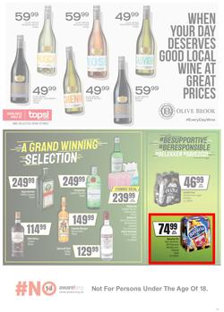 SUPERSPAR EASTERN CAPE : Our Best For less (22 June - 4 July 2021) Valid in Bluewater Bay, Despatch, Amalinda, Vincent, Knysna, Heather Park, Jeffrey's Bay, Rosehill, Leyvale, Sedgefield, Spandau, page 14