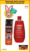 Spanjaard Brake Cleaner Plus Engine Cleaner Red Combo-500ml