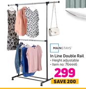 Mainstays In Line Double Rail