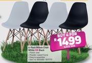 4 Pack Bilbao Chair (White Or Black)