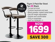 Flynn 2 Pack Bar Stool (Tan Or Black)