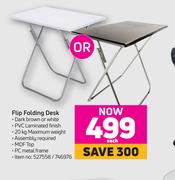 Flip Folding Desk-Each