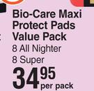 Kotex Bio-Care Maxi Protect Pads Value Pack-Per Pack