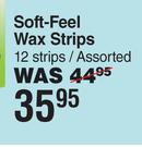 Mandy's Soft-Feel Wax Strips Assorted-12 Strips