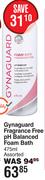 Gynaguard Fragrance Free pH Balanced Foam Bath Assorted-475ml 
