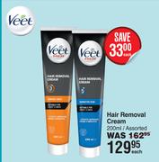 Veet Hair Removal Cream Assorted-For 200ml Each