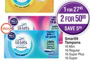 Lil-Lets Smartfit Tampons-For 1
