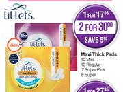 Lil-Lets Maxi Thick Pads-For 1