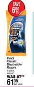 Bic Flex 3 Classic Disposable Razors (4 Pack)-Per Pack