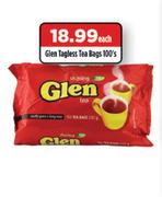 Glen Tagless Tea Bags-100's Each