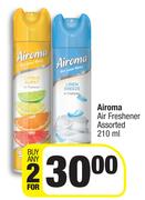 Airoma Air Freshener Assorted-For Any 2 x 210ml