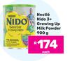 Nestle Nido 3+ Growing Up Milk Powder-900g Each