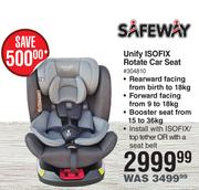 Safeway unify car seat clearance