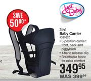 Just Baby 3In1 Baby Carrier