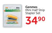 Genmes Mini Half Strip Stapler Set