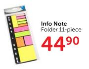 Info Note Folder 11 Piece