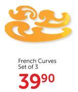 French Curves Set Of 3
