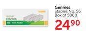 Genmes Staples No.56 Box Of 5000