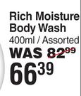 Baby Dove Rich Moisture Body Wash Assorted-400ml