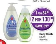 Johnsons Baby Wash Assorted-500ml Each