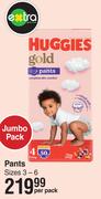 Huggies Pants Jumbo Pack (Sizes 3-6)-Per Pack