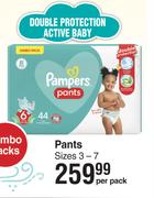 Pampers Pants Jumbo Pack (Sizes 3-7)-Per Pack