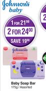 Johnsons Baby Soap Bar Assorted-175g Each
