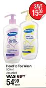Purity Head To Toe Wash Assorted-500ml Each