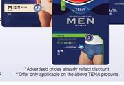 Tena Men Active Fit Pants (9 Medium/9 Small)-Per Pack