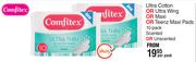 Comfitex Ultra Cotton Or Ultra Wing Or Maxi Or Teenz Maxi Pads 10 Pack Scented Or Unscented-Per Pack