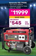 Ryobi RG-7900K Generator