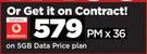 PS5 Disc Edition Console-On 5GB Data Price Plan