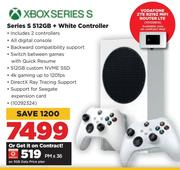Xbox Series S 512GB + White Controller