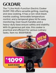 Special Goldair 7L Electric Cooker GUMP 700 m.guzzle .za