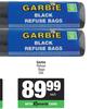 Garbie Refuse Bags-50s Pack Each