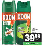 Doom Insect Spray Assorted-300ml Each