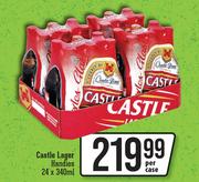 Castle Lager Handies-24 x 340ml Per Case