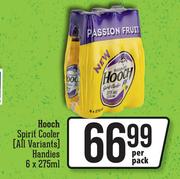 Hooch Spirit Cooler (All Variants) Handies-6 x 275ml Per Pack