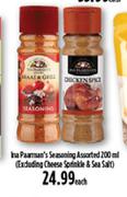 Ina Paarman's Seasoning Assorted(Excluding Cheese Sprinkle & Sea Salt)-200ml Each