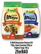 B-Well Mayonnaise Reduced Oil-750g, Classic Gourmet-750g Or Original Tangy-740g-For 2