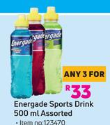 Energade Sports Drink Assorted-For 3 x 500ml