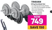 Trojan 20Kg Dumbbell Set