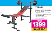 0Trojan Strength Bench Combo Set