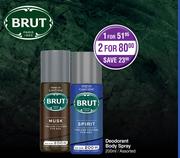 Brut Deodorant Body Spray Assorted-200ml