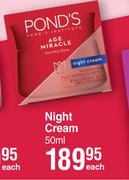 Pond's Age Miracle Night Cream-50ml Each