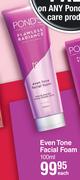 Pond's Flawless Radiance Even Tone Facial Foam-100ml Each